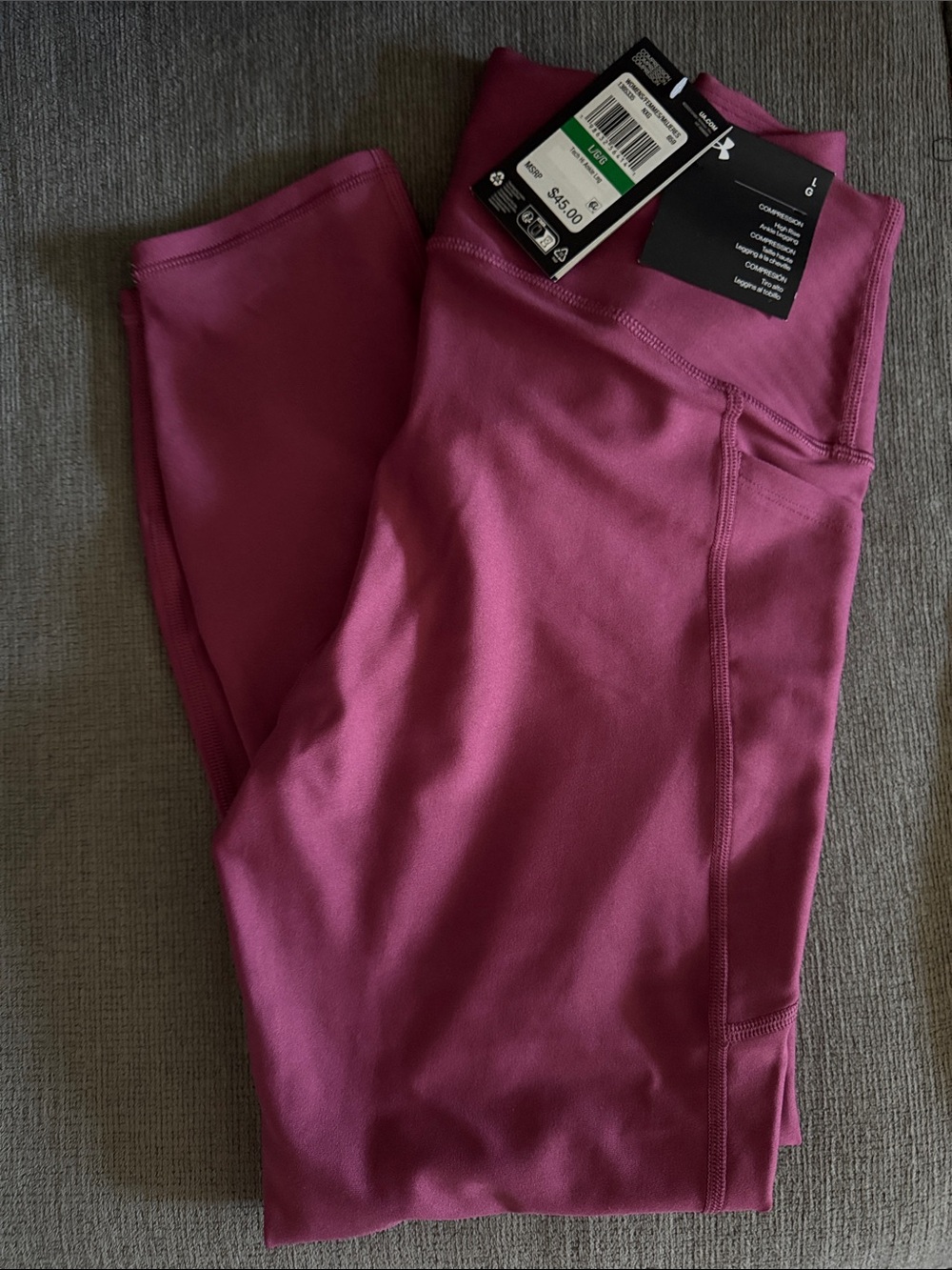 Under Armour Women's Dark Rose/Mauve Leggings